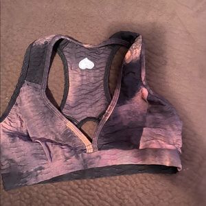 orange & black tie dye top - paid $35 NEVER WORN
